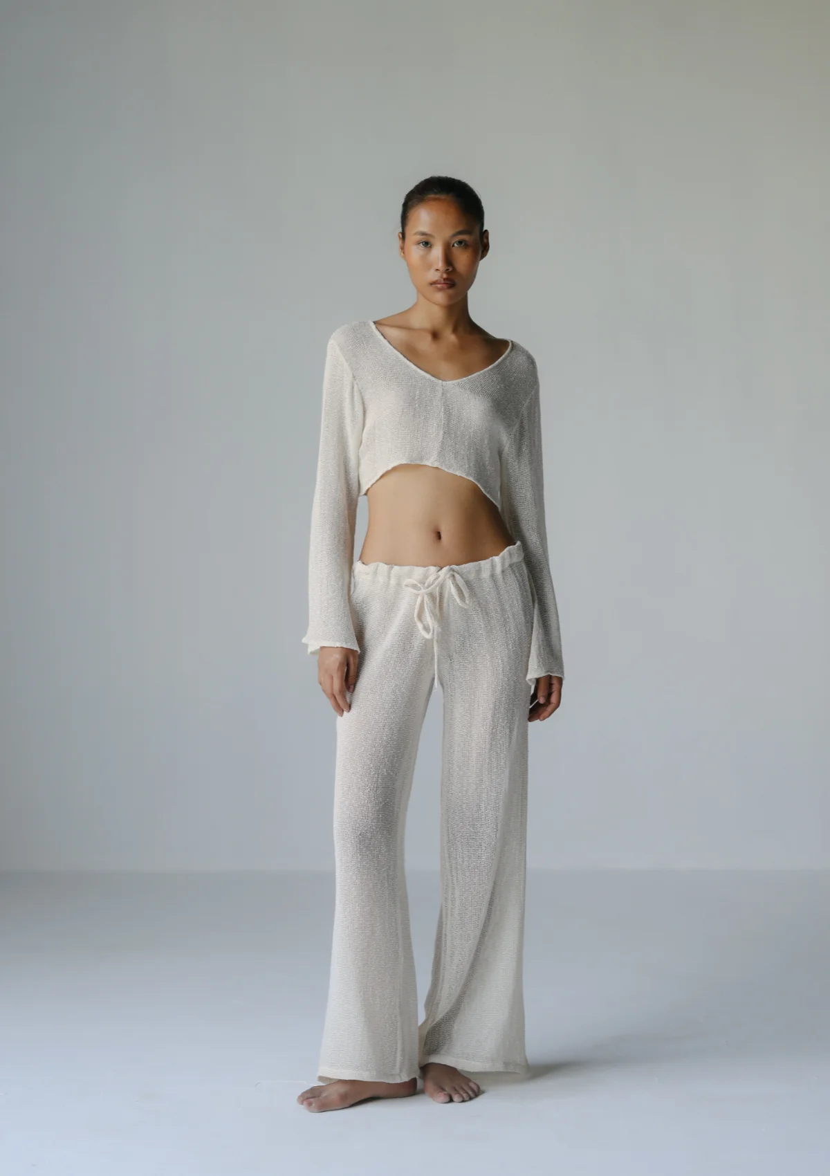 VEDA CROP TOP - NATURAL - Image 2