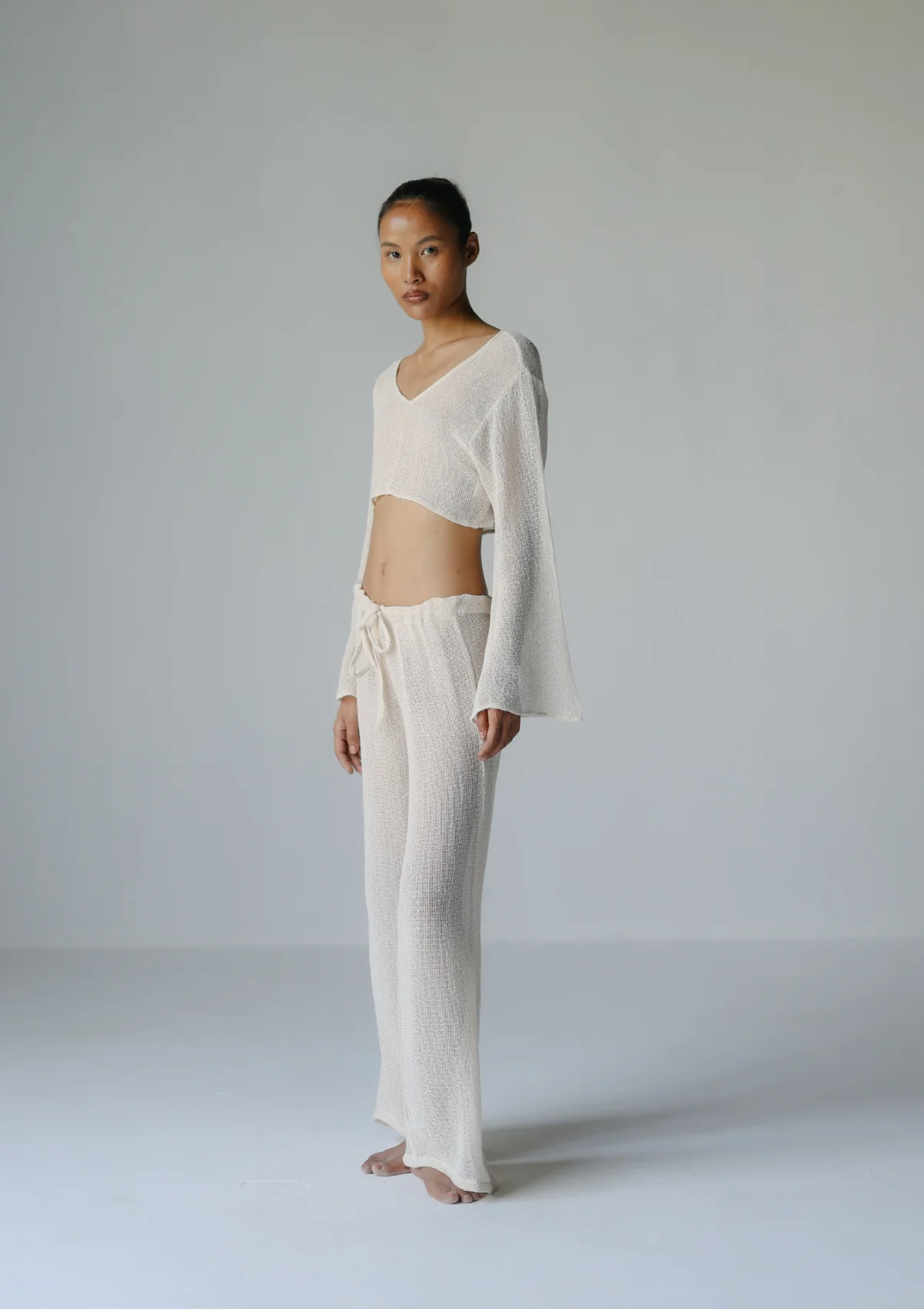 VEDA CROP TOP - NATURAL - Image 3