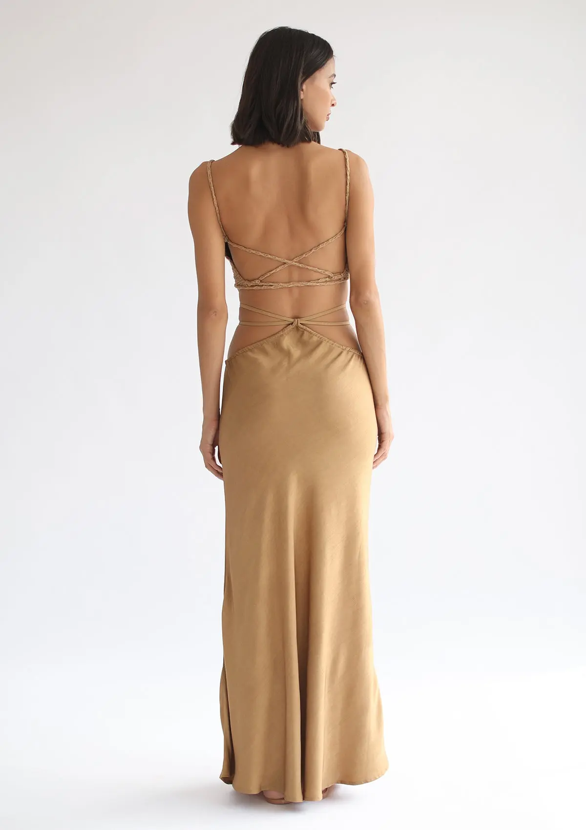YARA MAXI SKIRT - GOLDEN TAN - Image 5