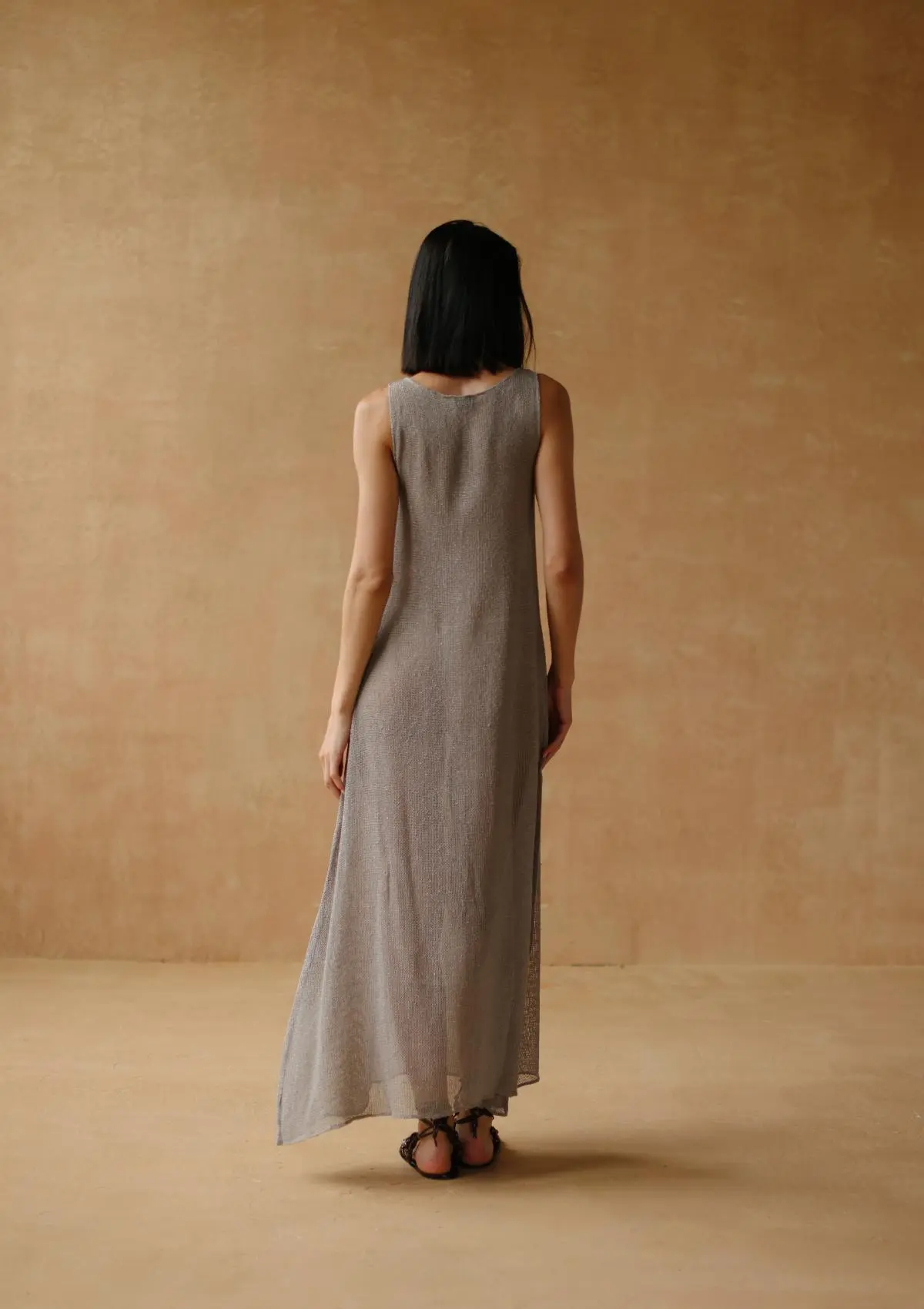 ZOEY MAXI DRESS- SILVER - Image 5